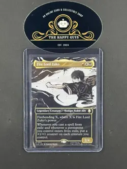 MTG Fire Lord Zuko (Borderless) #315 Avatar: The Last Airbender - Image 1