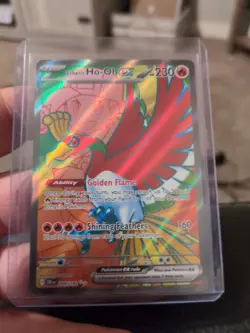 Ethan's Ho-Oh ex 209/182 Holo Full Art SV Destined Rivals Pokemon TCG NM - Image 2