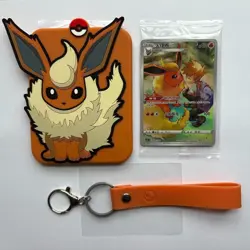 Pokemon S-Chinese Eevee Card Frame Gift Box - Flareon Sealed Card & Frame - Image 1