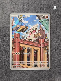 Timburr 125/086 Illustration Rare SV: Black Bolt Pokemon TCG NM - Image 1