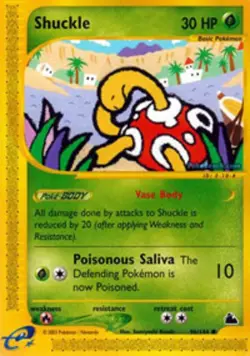 NM-Mint Shuckle - 96/144 - Common Pokemon Skyridge - Image 1