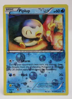 Pokemon - Piplup #RC6/RC25 - Legendary Treasures: Radiant Collection Holo - Image 1