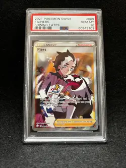 Pokemon PIERS 069/072 (Full Art Trainer) Shining Fates - PSA 10 - Image 1