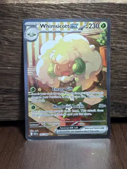 Whimsicott EX 165/086 Special Illustration Rare Pokemon White Flare NM - Image 1