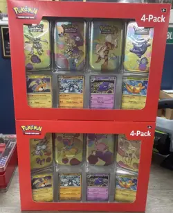 Set of 2 Sam’s Club Pokemon Scarlet & Violet 151 Mini Tin 4-Packs - 8 Tins Total - Image 1