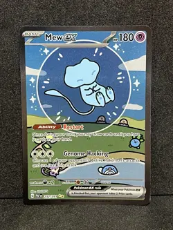 Pokemon Mew ex 232/091 Paldean Fates Bubble Mew ENG - Lp - Image 1
