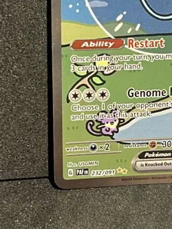 Pokemon Mew ex 232/091 Paldean Fates Bubble Mew ENG - Lp - Image 5