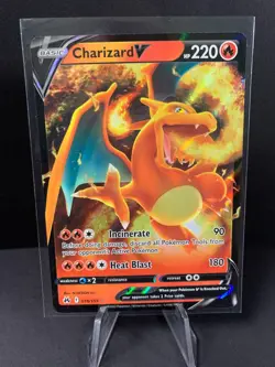 2023 Pokemon TCG: Charizard V - Crown Zenith 018/159 Holo Ultra Rare NM! - Image 1