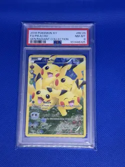 Pokemon 2016 XY Generations Radiant Collection Pikachu Full Art RC29/RC32 PSA 8 - Image 3