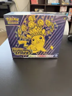 POKEMON SCARLET & VIOLET SURGING SPARKS FACTORY SEALED ELITE TRAINER BOX ETB - Image 1