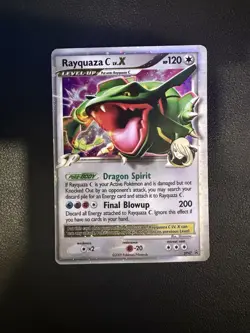 Pokemon TCG Rayquaza C LV.X #DP47 Pokemon Black Star Promo - Image 3