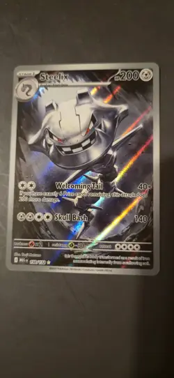 Steelix 150/132 Illustration Rare Pokemon Mega Evolution - Image 1