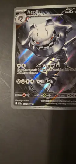Steelix 150/132 Illustration Rare Pokemon Mega Evolution - Image 5