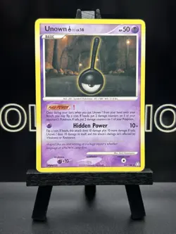 Pokemon TCG - Unown ! 42/146 Regular Rare - 2008 D&P Legends Awakened LP - Image 2