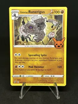 Pokemon - Galarian Runerigus - # 102/192 - 2023 Trick or Trade - Stage 1 - Image 1