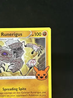 Pokemon - Galarian Runerigus - # 102/192 - 2023 Trick or Trade - Stage 1 - Image 3