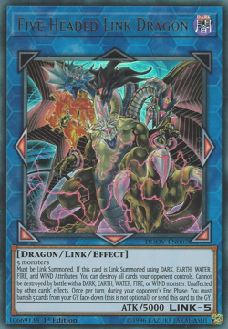Five-Headed Link Dragon - DUOV-EN007 Ultra Rare 1st Ed NM - Yugioh - Image 1