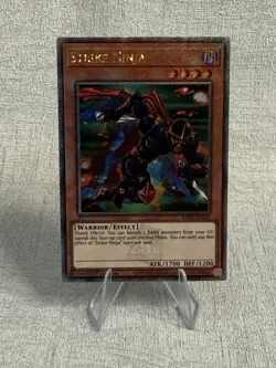 Yugioh Strike Ninja - RA03-EN131 Quarter Century Secret Rare 1st Edition - Image 1