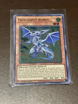 Yugioh Dragunity Remus UR 1st Ed. GFTP-EN038 Near Mint - Image 1