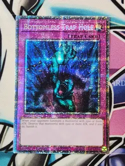 Bottomless Trap Hole mp25-en018 1st Edition Starlight Rare Yu-Gi-Oh! - Image 1