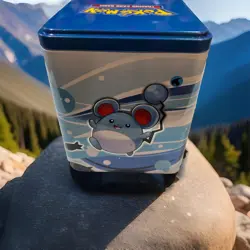 Pokemon Stacking Tin- Empty Trading Card Tin- Marill, Water Race Design - Image 2