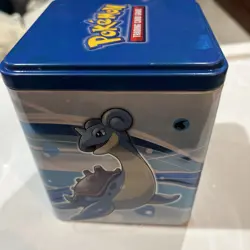 Pokemon Stacking Tin- Empty Trading Card Tin- Marill, Water Race Design - Image 5