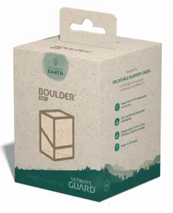 Ultimate Guard Boulder 100+ Return To Earth Natural Deck Case Card Box ccg New - Image 1