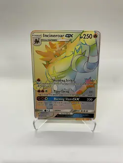 Incineroar GX Gold Metal Pokemon Card-Collectible Gift Display！Christmas GOOD~L - Image 2