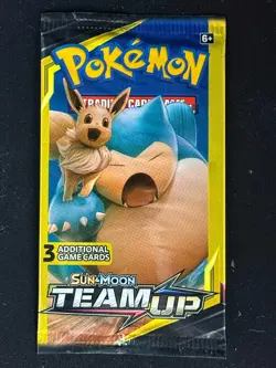 Pokemon Card - Team Up - Sun & Moon - 3 Card Mini Booster Pack New - Image 1