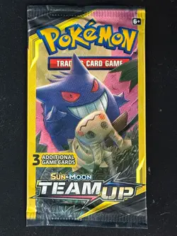 Pokemon Card - Team Up - Sun & Moon - 3 Card Mini Booster Pack New - Image 3