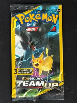 Pokemon Card - Team Up - Sun & Moon - 3 Card Mini Booster Pack New - Image 5