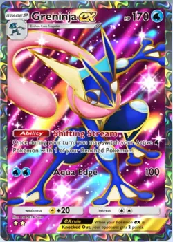Pokemon TCG Pocket Greninja ex FULL ART card (ENG) - Image 1
