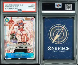 PSA 10 Ace OP13-119 Sabo OP13-120 Seq Set Alt Art 2025 ONE PIECE Card Japanese - Image 2