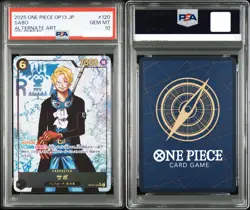 PSA 10 Ace OP13-119 Sabo OP13-120 Seq Set Alt Art 2025 ONE PIECE Card Japanese - Image 3