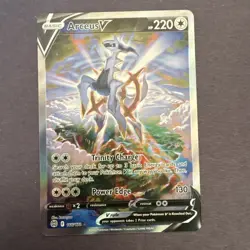 Pokemon TCG Arceus v Alternate Art Holo Ultra Rare Card 166/172 Brilliant Stars - Image 1