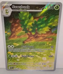 Sawsbuck White Flare Illustration Rare IR Pokemon Card 092/086 - Image 1
