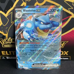 Pokemon Card - Blastoise EX 030/142 - Scarlet & violet: Stellar Crown - Image 1