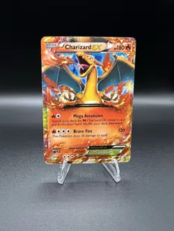 Pokemon TCG Charizard EX XY17 Holo Ultra Rare Black Star Promo Card - Image 1