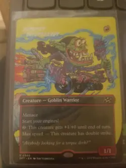 Burnout Bashtronaut, Borderless Rare, Aetherdrift, Magic The Gathering Card - Image 1