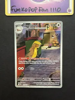 Gumshoos 153/132 Me01: Mega Evolution Illustration Rare Pokemon Card - Image 1