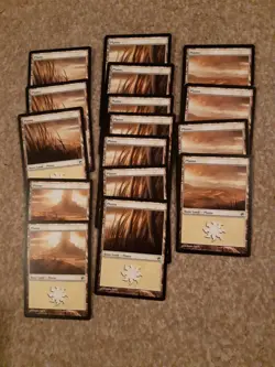 MTG 16 Plains - basic land cards - Scars of Mirrodin - Image 1