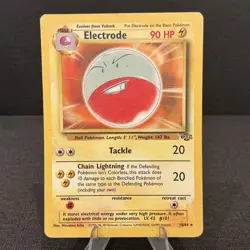 Electrode 18/64 Jungle Rare Non-Holo Vintage Pokemon TCG Card - Image 1