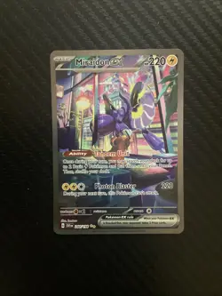 Miraidon ex 244/198 Secret Rare Double Rare Holo Pokemon Card NM - Image 1