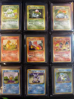 Pokemon (3) MASTER SETS Japanese Pokemon Card Base/ Fossil/ Jungle 100% Complete - Image 1