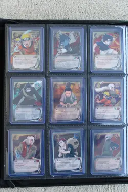 Naruto CCG Trading Cards binder and bulk 1200+ cards - Image 1
