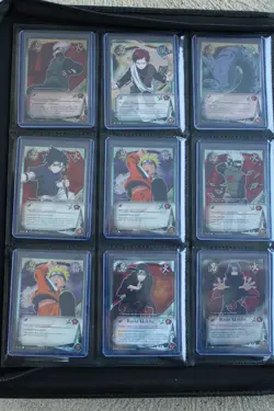 Naruto CCG Trading Cards binder and bulk 1200+ cards - Image 2