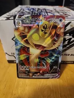 Meowth VMAX SWSH005 SWSH: Sword & Shield Promo Cards Holo - Image 1