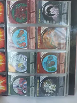 Lot of 90+ Bakugan Battle Brawlers Metal Regular Cards w/ Book Protectors EUC - Image 4