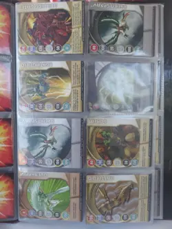 Lot of 90+ Bakugan Battle Brawlers Metal Regular Cards w/ Book Protectors EUC - Image 5