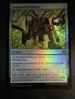 Patchwork Banner - Foil BLB NM MTG 247 BLB - Image 1